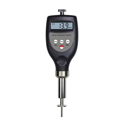 NURII Fruit Hardness Tester Gauge, CS-402-15, Picking Time Or Monitoring Softening During Storage, Range 0.2~5.0 Kgf/cm²