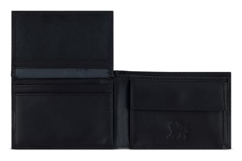 Mano Don Antonio mini portefeuille RFID noir en cuir compact - 3
