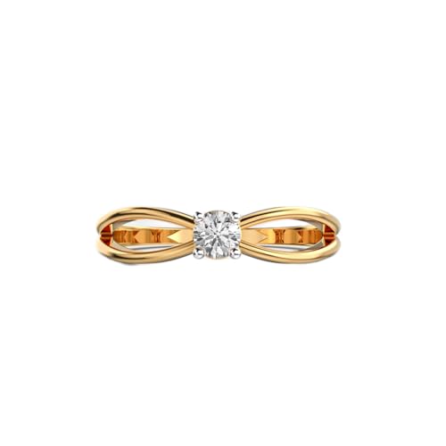 Bague moissanite en argent 925 : bijou nœud papillon fait main