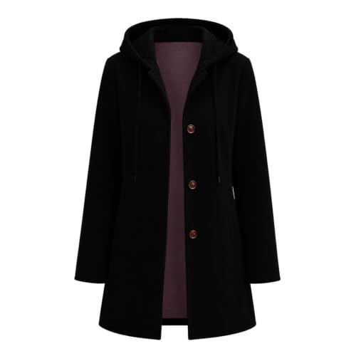 Faux Suede Jacket Women Fall Winter Single Breasted Trench Coat with Pocket - image 7