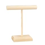 4 piezas de madera maciza accesorios joyería soporte exhibición pulsera collar colgante banda for el cabello almacenamiento Para Pulseras(S)