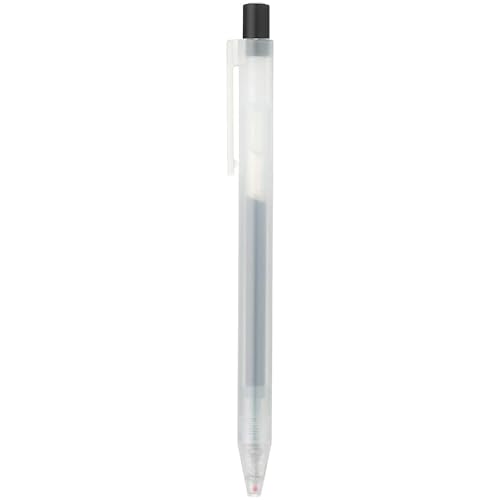 Stylo à bille encre gel noir sans bavure pointe 0,5 mm