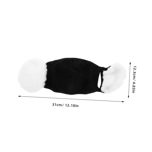 KESYOO Winter Face Mask with Ear for Women Double Layer Design for Outdoor Activities Breathable Comfortable Ski Mask for Cycling Skiing Hiking and Travel Enhanced Black2