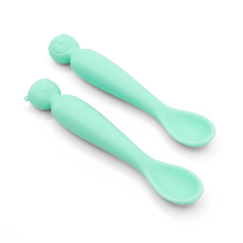 Easy Learn Baby Spoon Set (Sea Foam)