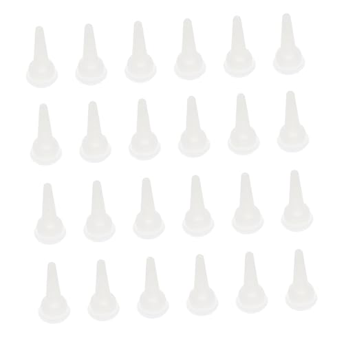 ibasenice 40Pcs Silicone Pet Feeding Nipples for Bunny Chinchilla and Pets Lightweight Durable Pacifiers for Convenient Nursing and Easy Storage