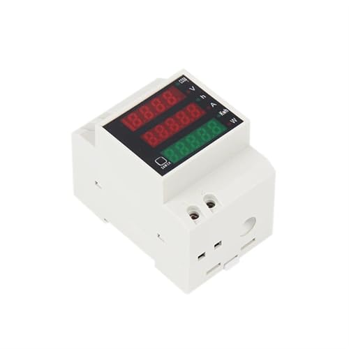D52-2047 Power Energy Voltmeter Electrical Multi-Function Digital Meter Din Rail Meters Power Consumption Meter AC200V-450V(AC200V-450V)