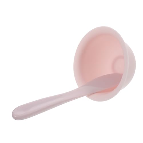 Silicone Face Mask Pink with Spatula Mixing Bowl Set 250ml