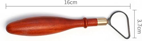 Herramientas de corte de cerámica, cabezal de corte de acero de tungsteno de doble extremo para esculpir y modelar arcilla, herramienta esencial para artistas y artesanos