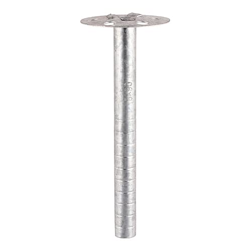 TIMCO Metal Insulation Fixings Silver - 8.0 x 250