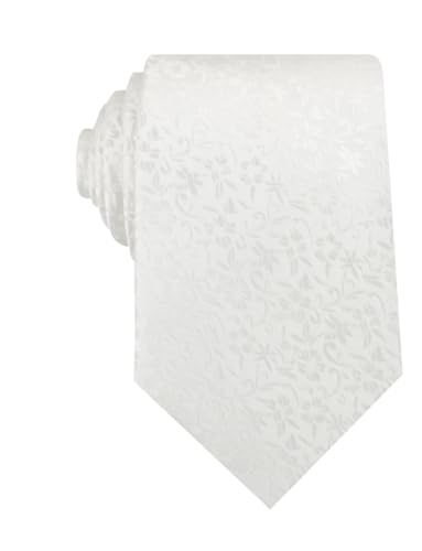Image of OTAA Floral Necktie Casual Ties for Men - Perfect Neck Tie for Groomsmen Wedding Ties or Formal Occasions