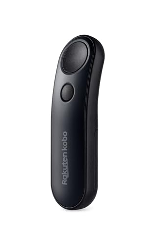 Kobo Télécommande | Tourne-Page | Compatible avec Les liseuses Kobo | Lecture Mains Libres | Ergonomique | Connexion Bluetooth (Noir)