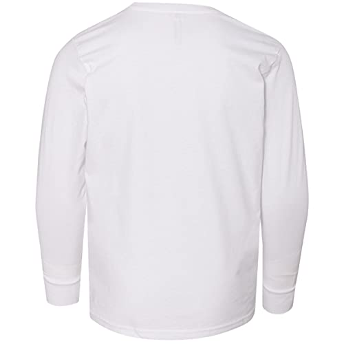 inktastic Lacrosse Player Silhouette Sports Art Youth Long Sleeve T-Shirt2