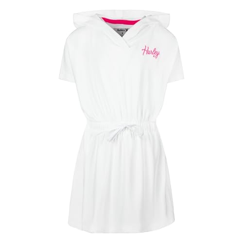 Image of Hurley Girls' French Terry Hooded Coverup Dress