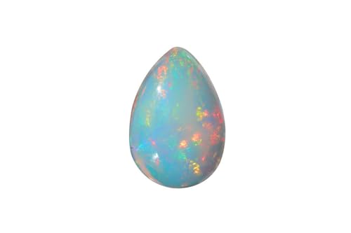 Opale éthiopienne naturelle cabochon poire pour créer votre bijou de soirée personnalisé