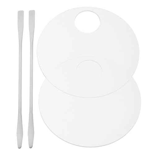 Outanaya Makeup Palette with Foundation Mixing Spatula 1 Blending Plate for Artist Travel-friendly