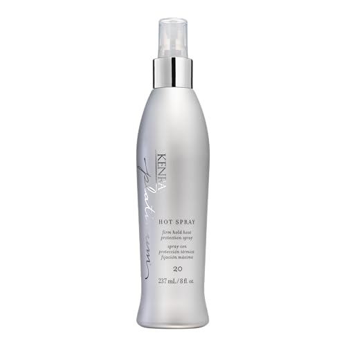 Kenra Platinum Hot Spray 20 | Heat Protection Styler | Long-Lasting, Firm Hold | Adds Vibrant Shine | Humidity & Thermal Protection | Clean Release From Heated Tools | All Hair Types | 8 fl. Oz