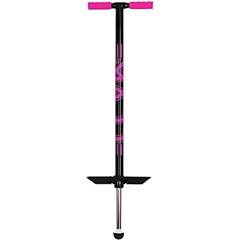 MGP Action Sports Madd Gear Pogo Stick for Boys and Girls Aged 8+ Suitable for Users up to 80kg (Black/Pink) Cover