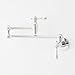 Signature Hardware 954008 4.6 GPM Double Handle Wall Mounted Retractable Pot Filler - Brushed Gold