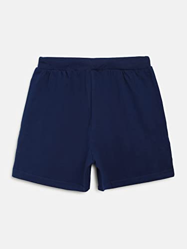Image of Li'l Tomatoes Girls 100% Cotton Combo Shorts Pack of 2 | Soft & Breathable Summer Shorts | Elastic Waist Casual Wear | 2-14 Years