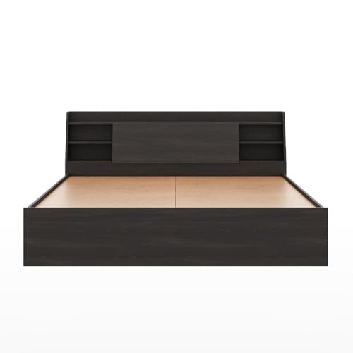 Image of Wakefit Bed | 1 Yr Warranty | King Size Bed, Comes with Storage Box, Noise Free, Density: 680-750 kg /m, Termite & Borer Resistant, Fits Mattresses Up to 8 Inches(Leo 78 x 72 - Wyoming Maple)