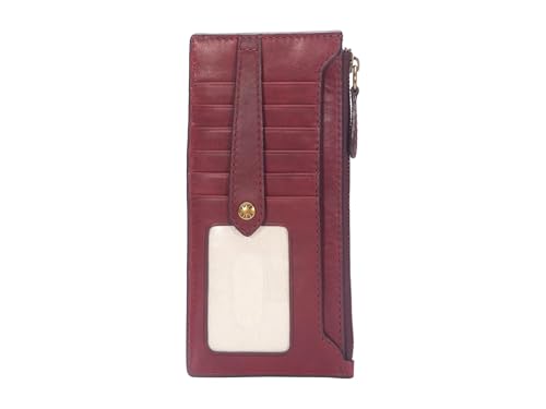Image of Frye Women's Melissa Snap Card Wallet, Stylish Design with Holder & Slots, Compact for Purse