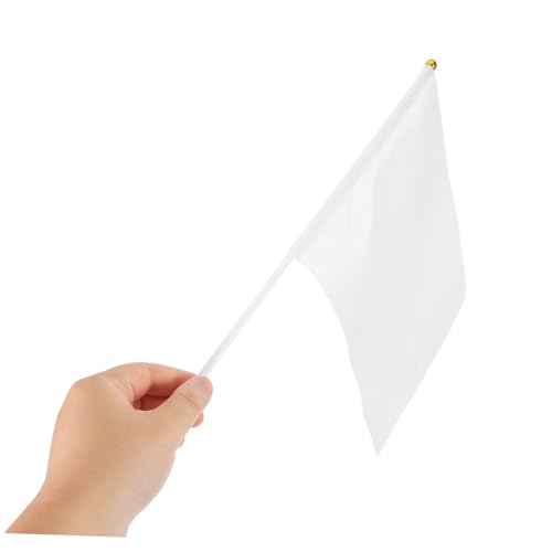 50 Mini drapeaux à personnaliser en polyester résistant pour défilés et kermesses - 5