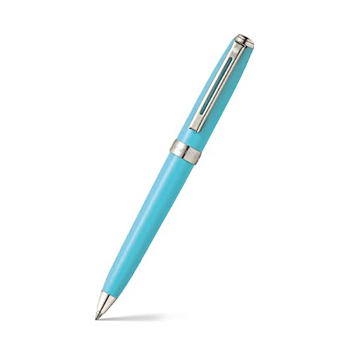 Bolígrafo Mini Prelude Cross compacto color turquesa para evitar la pérdida de espacio