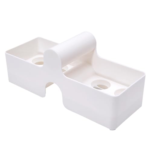 Bkljkf Soporte para huevos, bandeja de almacenamiento para huevos, bandeja dispensadora apilable con diseño de mango curvado para frigorífico, cocina, hogar, picnic, senderismo