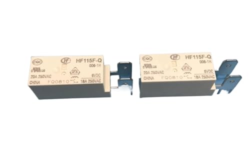 Relais HF115F-Q-006-1H vertical pour réparer circuit électrique 20A 6VDC