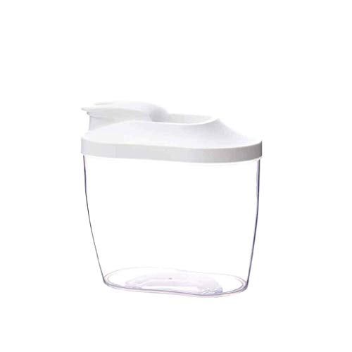 Frascos De Almacenamiento Caja De Almacenamiento De Plástico Para Cocina Dispensador De Cereales Caja De Almacenamiento Alimentos Arroz Contenedores De Dulces Frascos De Almacenamiento Sellados Tran