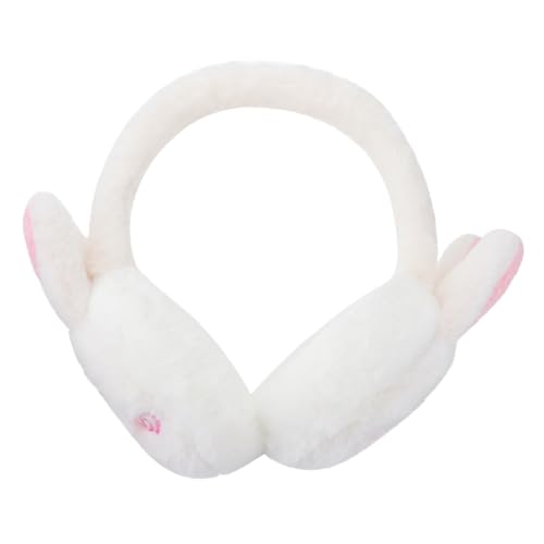 Homoyoyo 1Pc Plush Ear Warmer for Cute Rabbit Earmuffs Winter Ear Muff Elastic and Stretchable Design Fuzzy and Skin Friendly for Cold Weather Wear