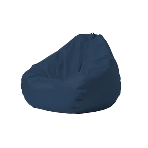 DSFIHJO Funda Puff Funda Impermeable for puf de Exterior, sin Relleno, for jardín, Playa, Camping, Piscina, Flotante, Oxford para la Sala de Estar(Dark Blue,D100cm-cover-adults)