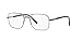 Sferoflex Mens SF2263 Square Prescription Eyewear Frames, Shiny Gunmetal/Demo Lens, 54 mm