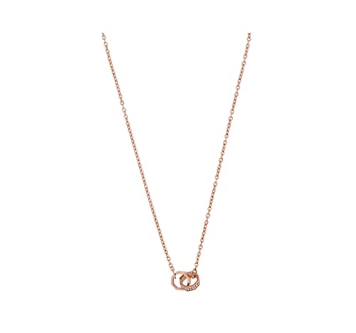 Emporio Armani - Essential Rose Gold Ton Edelstahl-Halskette für 