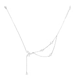 Halsband Geschenke Kristall Strass Kette Teen Halsband Frauen Eleganter Schmuck Mädchen Schlüsselbein Halskette Anhänger Halskette Quasten Halsketten & Anhänger Edelstein Halskette