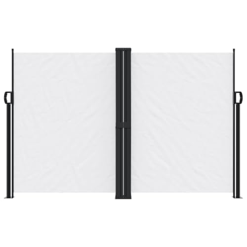 Store latéral extensible blanc coupe-vent pour bloquer le vis-à-vis - 3