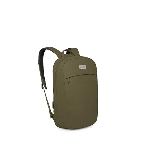 Image of Osprey Arcane Large Day Commuter Backpack - Everyday Bag with Laptop Sleeve & Bottle Pocket, Moss Green Heather