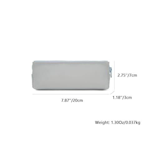 Image of Oxford Fabric Pencil Case Lightweight and Durable Ideal Pencil Pouch (Light gray /Oxford,Oxford Fabric)