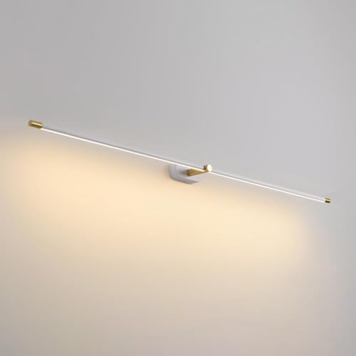 Applique murale longue cylindrique noire de 68cm ZR98US pour salon