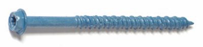 51209 0.19 x 2.75 in. Star Hex Head Masonry Screw - 100 Pack