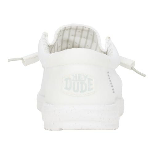 image for HEYDUDE Wally Stretch Sox White Size 11, Men’s Shoes, Men's Slip-on 
