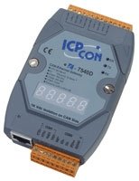 ICP DAS I-7540D CAN Ethernet Gateway enables CAN Networks to Integrate with The Internet/Ethernet