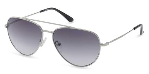 Harley-Davidson Women's Metal Pilot Sunglasses, Shiny Antiqued Nickeltin Frames