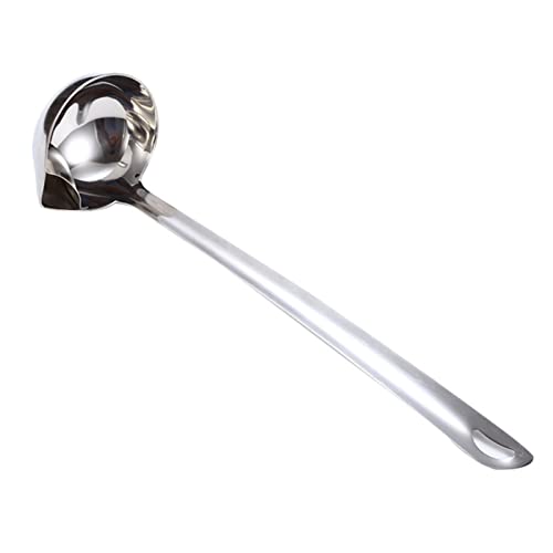 Grease Separator For Cooking With Long Handle,304Stainless Steel Gravy Separator,Fat Separator Skimmer Spoon,Soup Ladle For Strainer Spoon,Tableware&kitchen Accessories