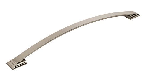 Image of Amerock | Appliance Pull | Polished Nickel | 18 inch (457 mm) Center to Center | Candler | 1 Pack | Drawer Pull | Drawer Handle | Cabinet Hardware
