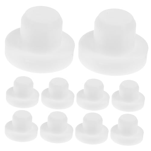 SOLUSTRE 10piezas Tapones De Reutilizables Para Botellas De Botellas De Especias y Tubos De Tapones De Para Mantener Los y Olores