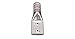 Panduit LCC500-38D-6 Code Conductor Copper Compression Lug, 2 Hole, 500 kcmil, 3/8-Inch Stud, 1-Inch Hole Spacing