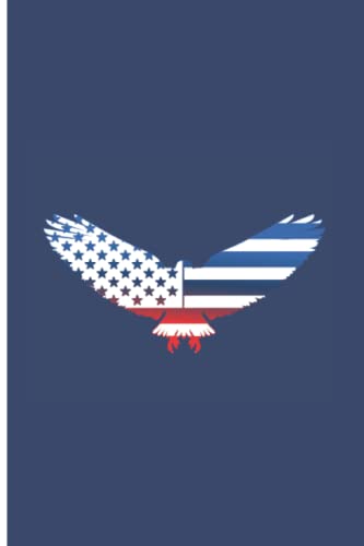 Eagle Flag: Lined Composition Notebook for Writing, Journaling, and Note-Taking (Eagle Flag Design on Premium Glossy Finish)