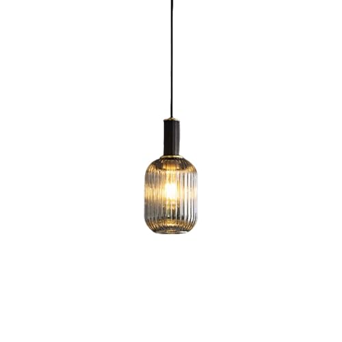 Suspension vintage en verre ambré haut de gamme style art déco pour hall d'entrée