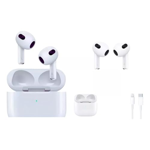 Fone Bluetooth 3ª Geração para iPhone 8 X Xr 11 12 13 14 15, Cor Branco